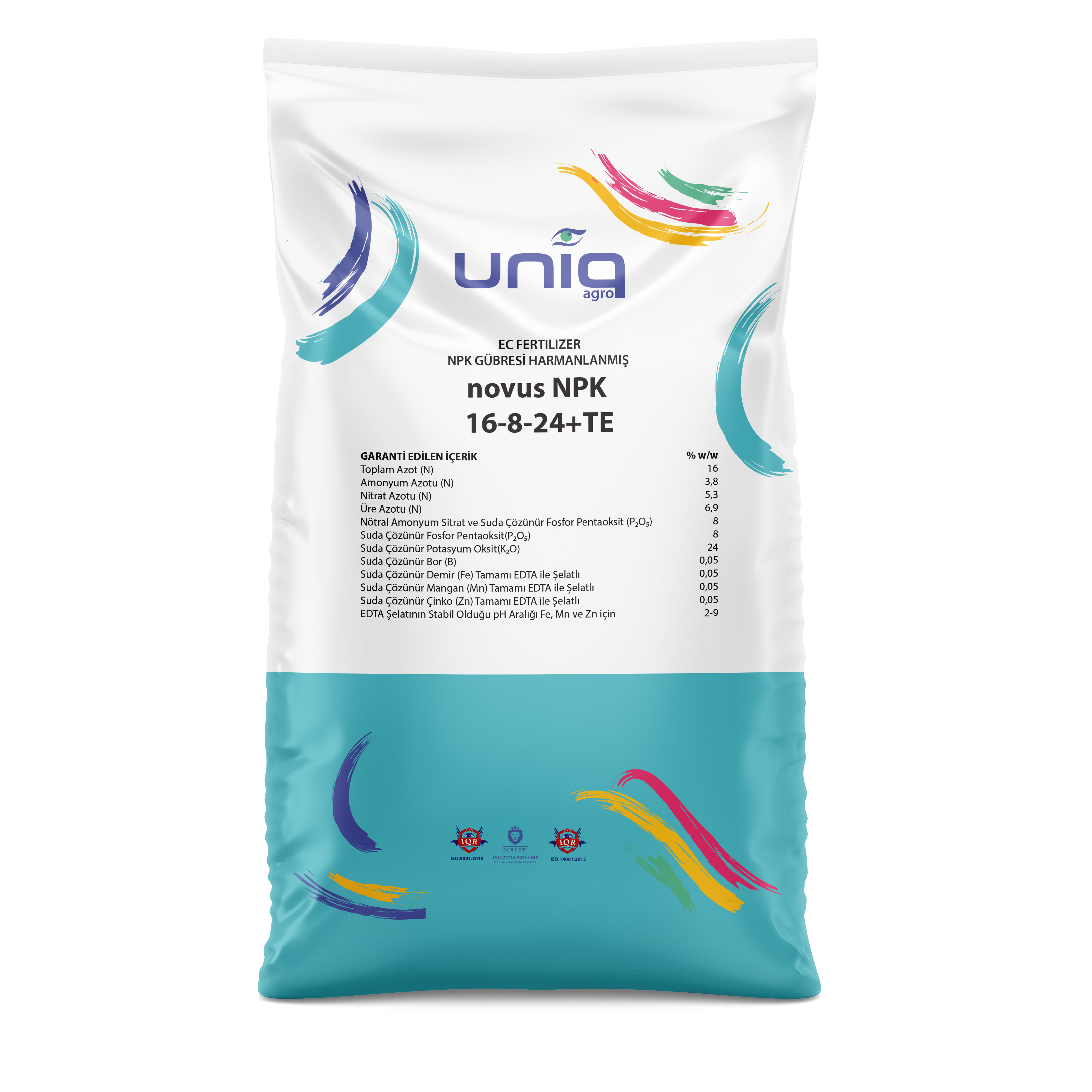 novus NPK 16-8-24+TE