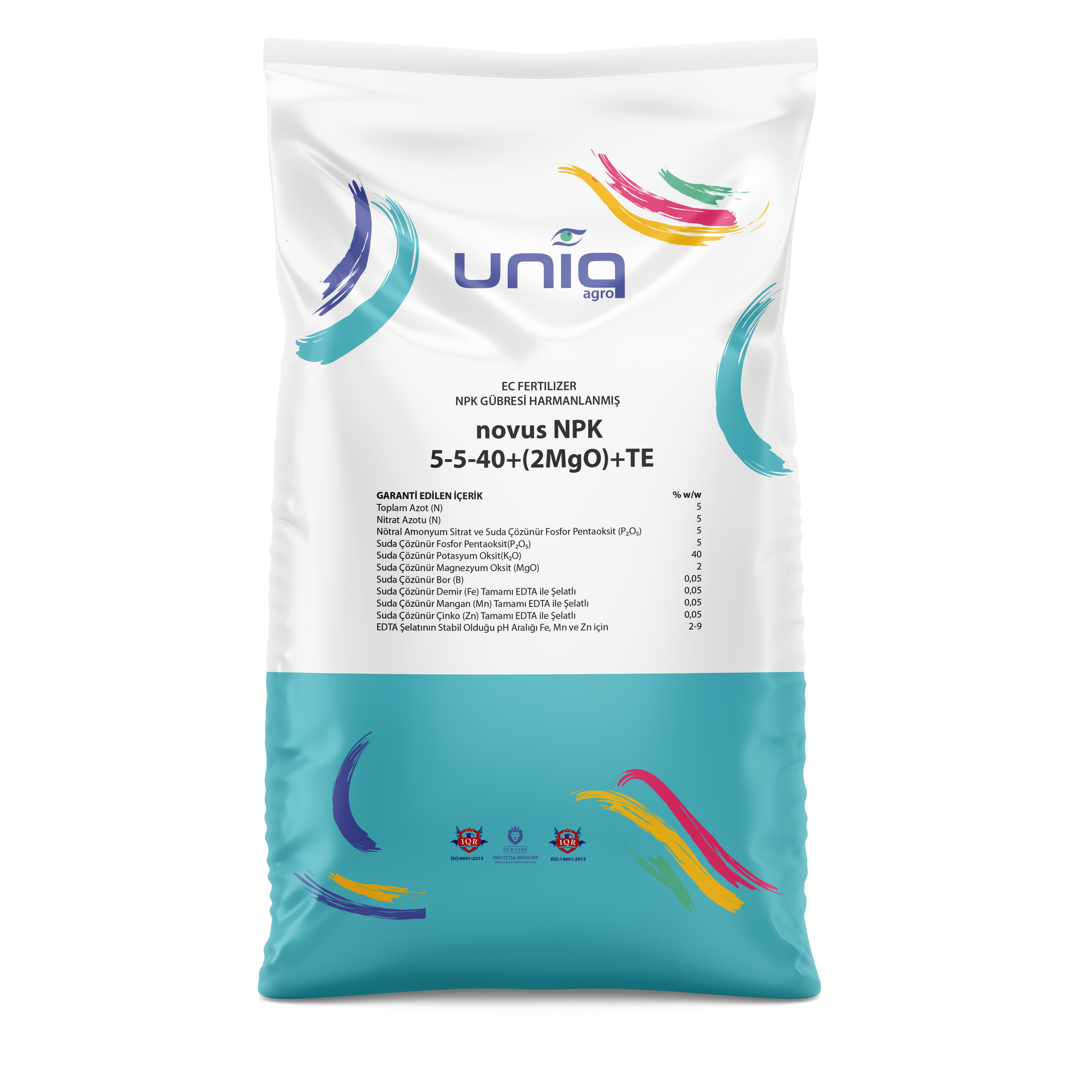 novus NPK 5-5-40+2MgO+TE